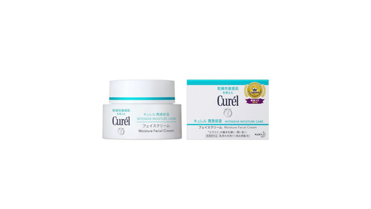 Curél Intensive Moisture Care Face Cream, 1.4 oz (40 g).