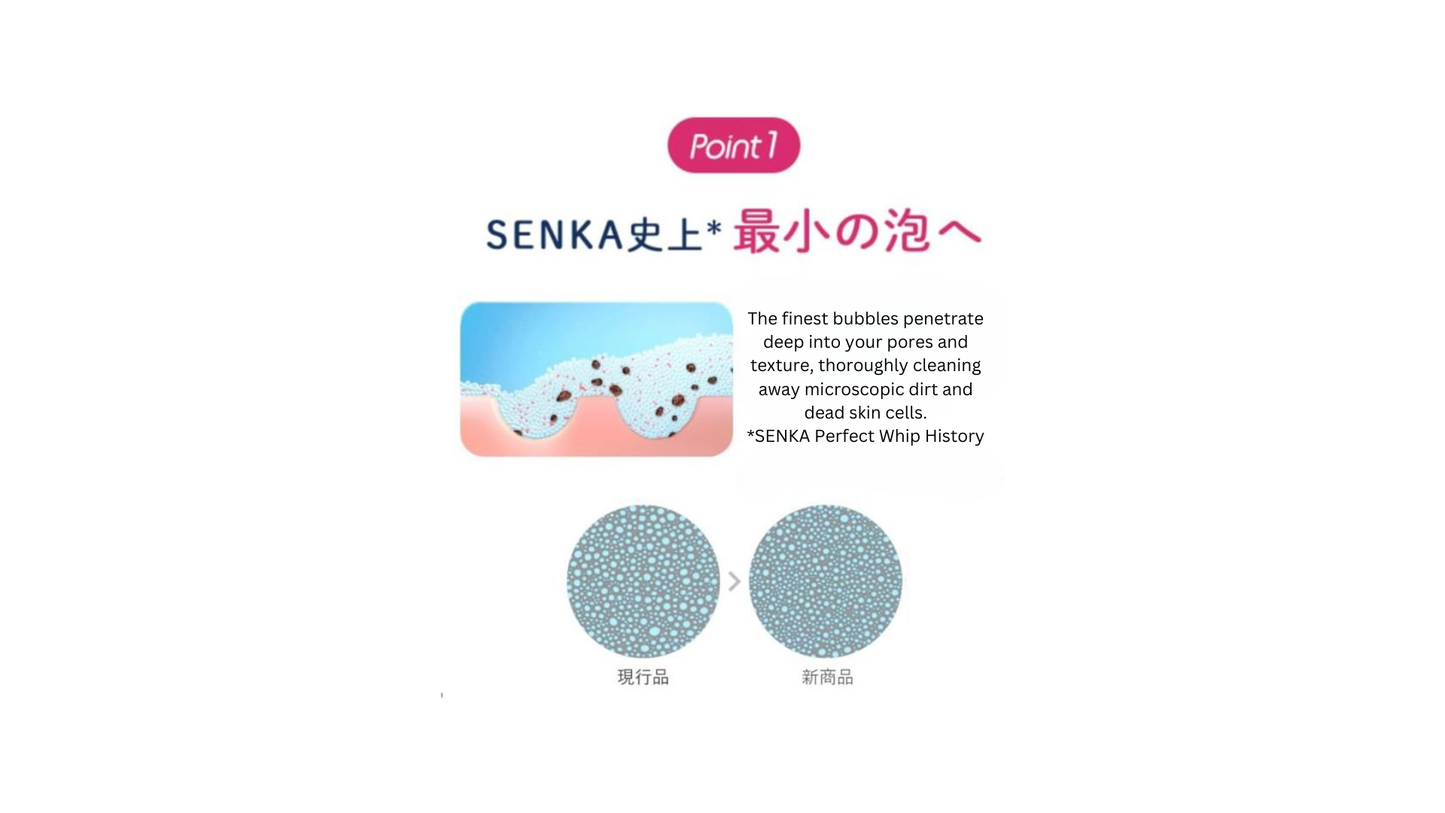 SENKA Perfect Whip Facial (a) Cleansing Foam, 4.2 oz (120 g) x 2 Packs + Bonus