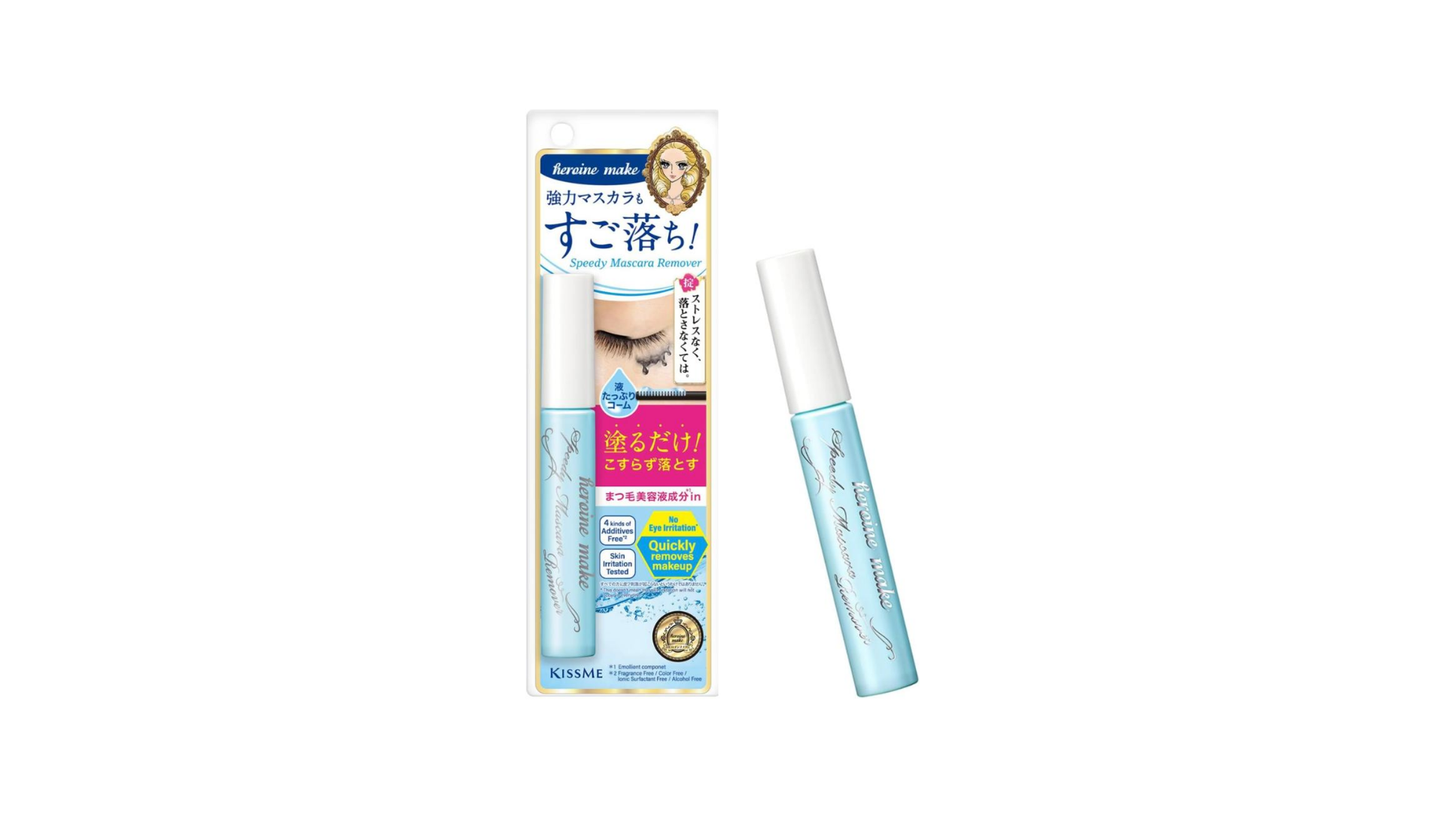 Heroine Makeup SP Speedy Mascara Remover SK 2.6 fl oz (6.6 ml) Mascara Remover Eye Stain Formula Easy to Apply Comb Shape Blue Bottle