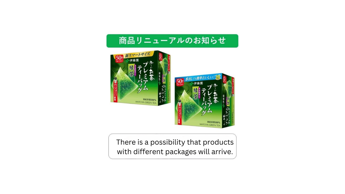 Tea Premium Tea Bag Green Tea with Uji Matcha 1.8g x 50 bags