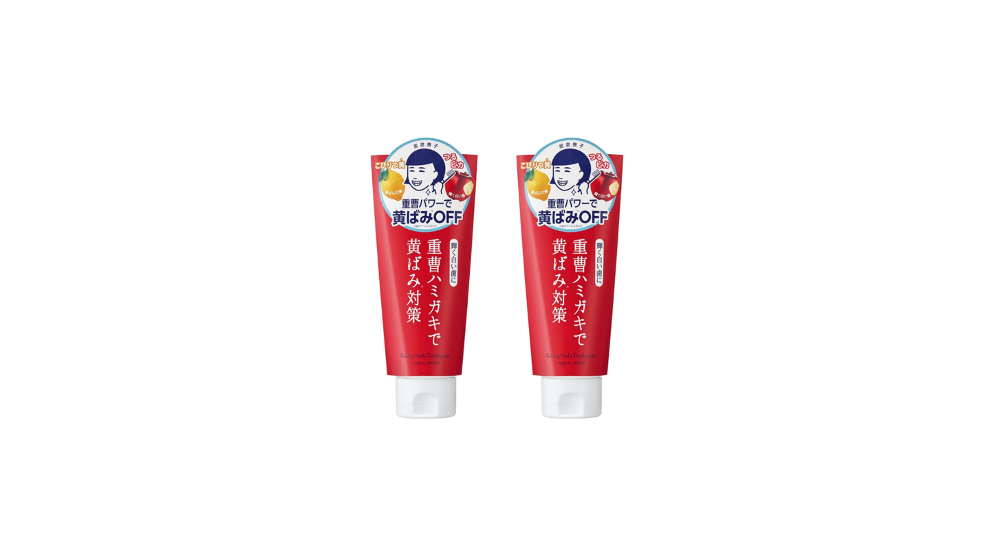 Toothpaste Nadeshiko Baking Soda Smooth Toothpaste, Yellowish Toothpaste, White Teeth, Toothpaste, 4.9 oz (140 g), Peppermint(2 tubes))